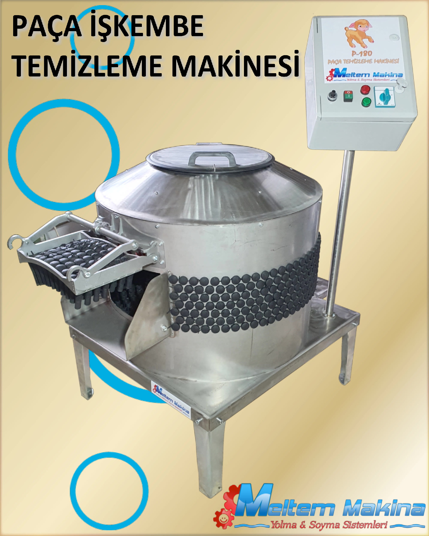 KUZU KELLE PAÇA TEMİZLEME MAKİNESİ P180