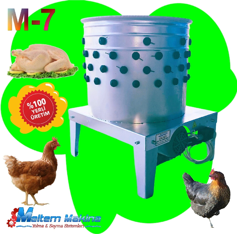 M7 İki Tavukluk Yolma Makinesi